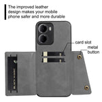 For Xiaomi Redmi 15a 5G Case with Card Slots Kickstand Leather + TPU Phone Cover