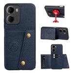 For Xiaomi Redmi 15a 5G Case with Card Slots Kickstand Leather + TPU Phone Cover