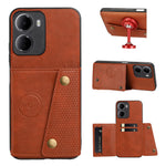For Xiaomi Redmi 15a 5G Case with Card Slots Kickstand Leather + TPU Phone Cover