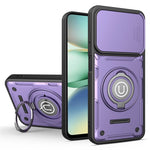 For Xiaomi Redmi Turbo 5 5G  /  Poco X8 Pro 5G Case with Slide Camera Cover Ring Kickstand PC + TPU Phone Shell