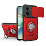 For Xiaomi Redmi Turbo 5 5G  /  Poco X8 Pro 5G Case with Slide Camera Cover Ring Kickstand PC + TPU Phone Shell