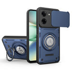 For Xiaomi Redmi Turbo 5 5G  /  Poco X8 Pro 5G Case with Slide Camera Cover Ring Kickstand PC + TPU Phone Shell
