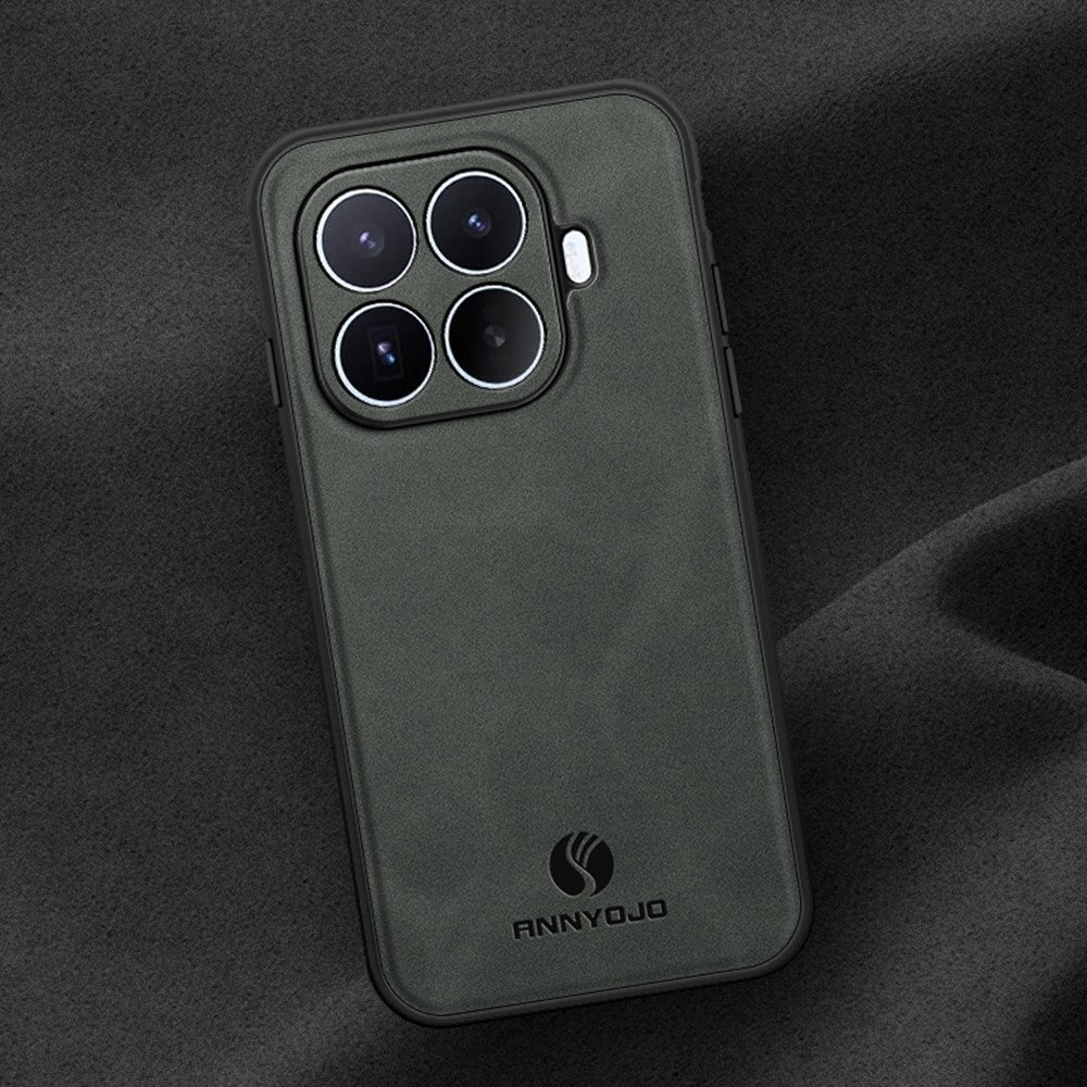 ANNYOJO Til Xiaomi 17T Pro telefoncover PU læder + PC + TPU anti-dråbe telefonbagside