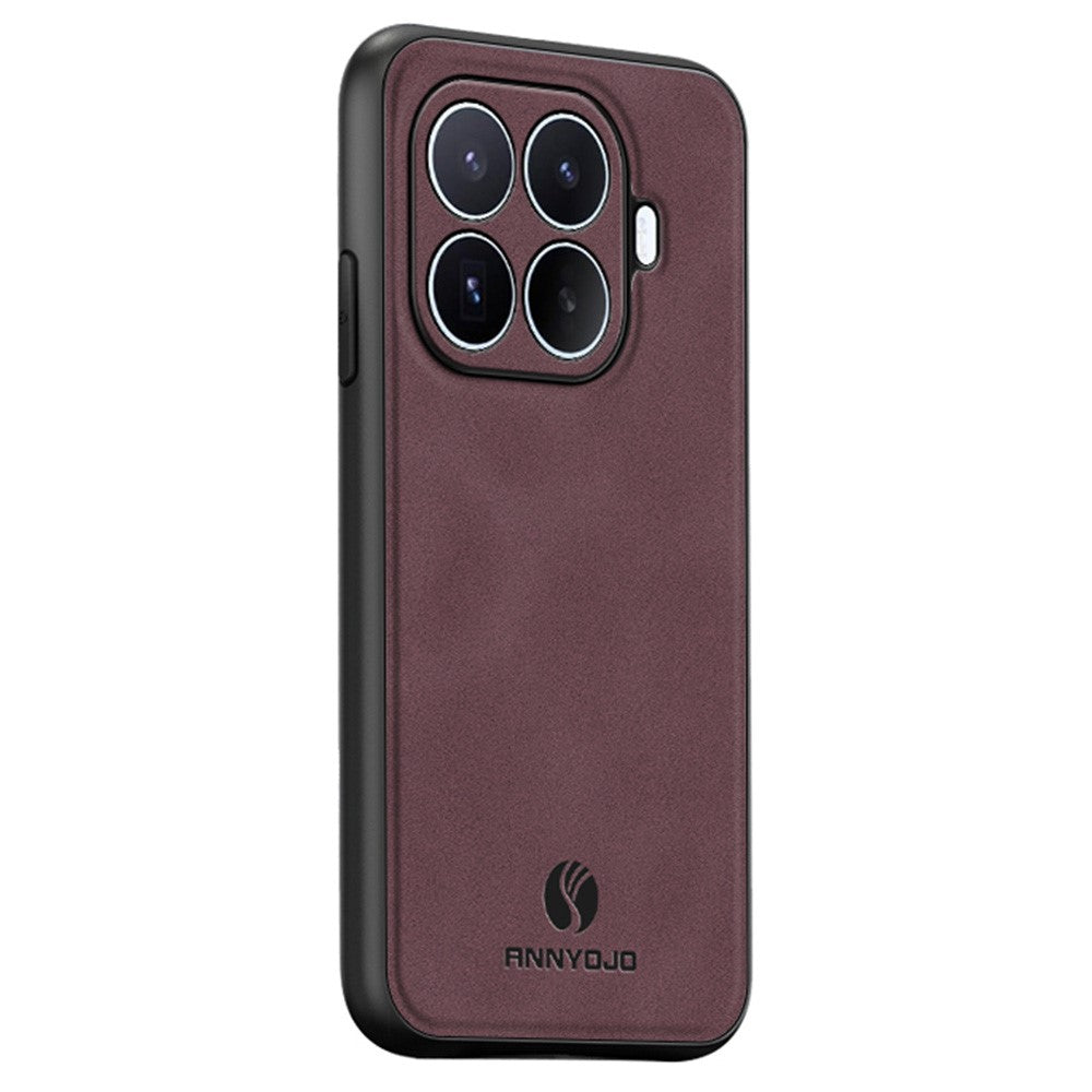 ANNYOJO Til Xiaomi 17T Pro telefoncover PU læder + PC + TPU anti-dråbe telefonbagside