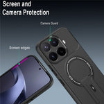 Til Xiaomi 17T Pro Cover Hudlignende Berøring Støtteben PC + TPU Telefoncover Understøtter Magnetisk Bilholder