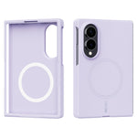 ABEEL Magnetisk Cover Til Samsung Galaxy Z Fold8 Skin Touch Flydende Silikone Telefon Bagcover