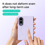 ABEEL Magnetisk Cover Til Samsung Galaxy Z Fold8 Skin Touch Flydende Silikone Telefon Bagcover