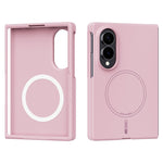 ABEEL Magnetisk Cover Til Samsung Galaxy Z Fold8 Skin Touch Flydende Silikone Telefon Bagcover