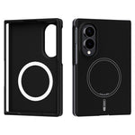 ABEEL Magnetisk Cover Til Samsung Galaxy Z Fold8 Skin Touch Flydende Silikone Telefon Bagcover