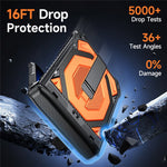 For Samsung Galaxy Z Flip8 / Z Flip7 5G Case Kickstand Hinge Protection Rugged PC + TPU Phone Cover