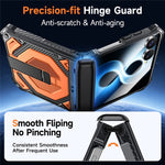 For Samsung Galaxy Z Flip8 / Z Flip7 5G Case Kickstand Hinge Protection Rugged PC + TPU Phone Cover