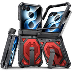 For Samsung Galaxy Z Flip8 / Z Flip7 5G Case Kickstand Hinge Protection Rugged PC + TPU Phone Cover