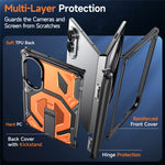 For Samsung Galaxy Z Fold8 Case Kickstand Hinge Protection Rugged PC + TPU Phone Cover