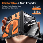 For Samsung Galaxy Z Fold8 Case Kickstand Hinge Protection Rugged PC + TPU Phone Cover