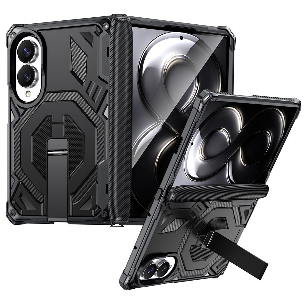 For Samsung Galaxy Z Fold8 Case Kickstand Hinge Protection Rugged PC + TPU Phone Cover