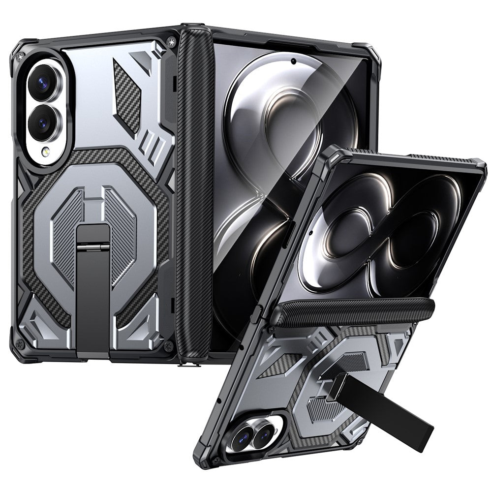 For Samsung Galaxy Z Fold8 Case Kickstand Hinge Protection Rugged PC + TPU Phone Cover