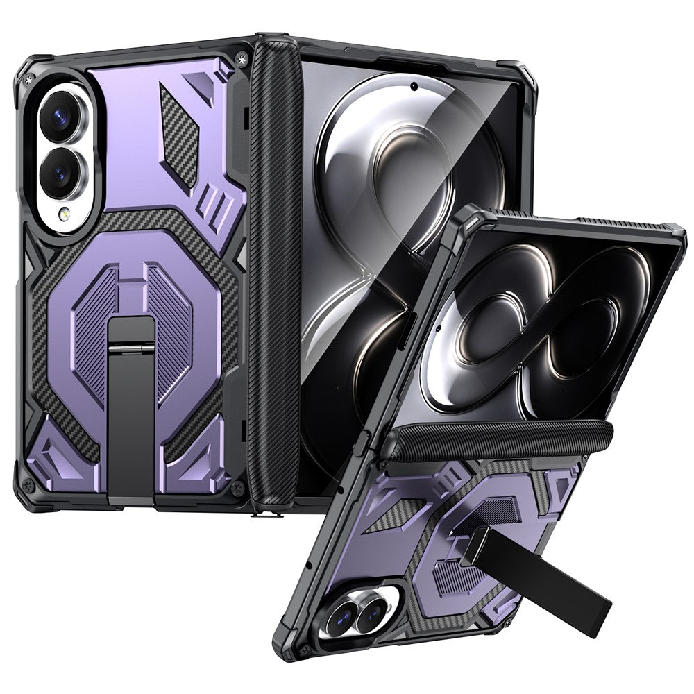 For Samsung Galaxy Z Fold8 Case Kickstand Hinge Protection Rugged PC + TPU Phone Cover