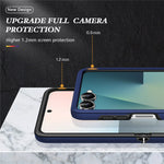 For Samsung Galaxy Z Flip8 Case PC + TPU Phone Cover with Rotatable Ring Holder