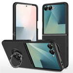 For Samsung Galaxy Z Flip8 Case PC + TPU Phone Cover with Rotatable Ring Holder