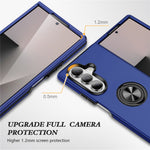 Til Samsung Galaxy Z Fold8 Ultra Cover PC + TPU Telefoncover med Drejelig Ringholder
