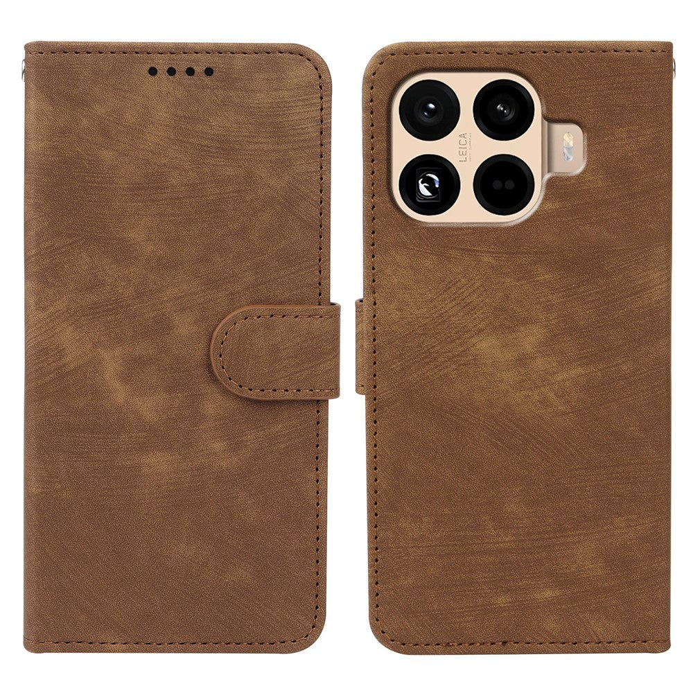 For Xiaomi 17T Case Flip Wallet Striped Texture Leather Phone Cover