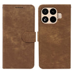 Xiaomi 17T-skal med flip-fodral och randigt texturerat läderfodral
