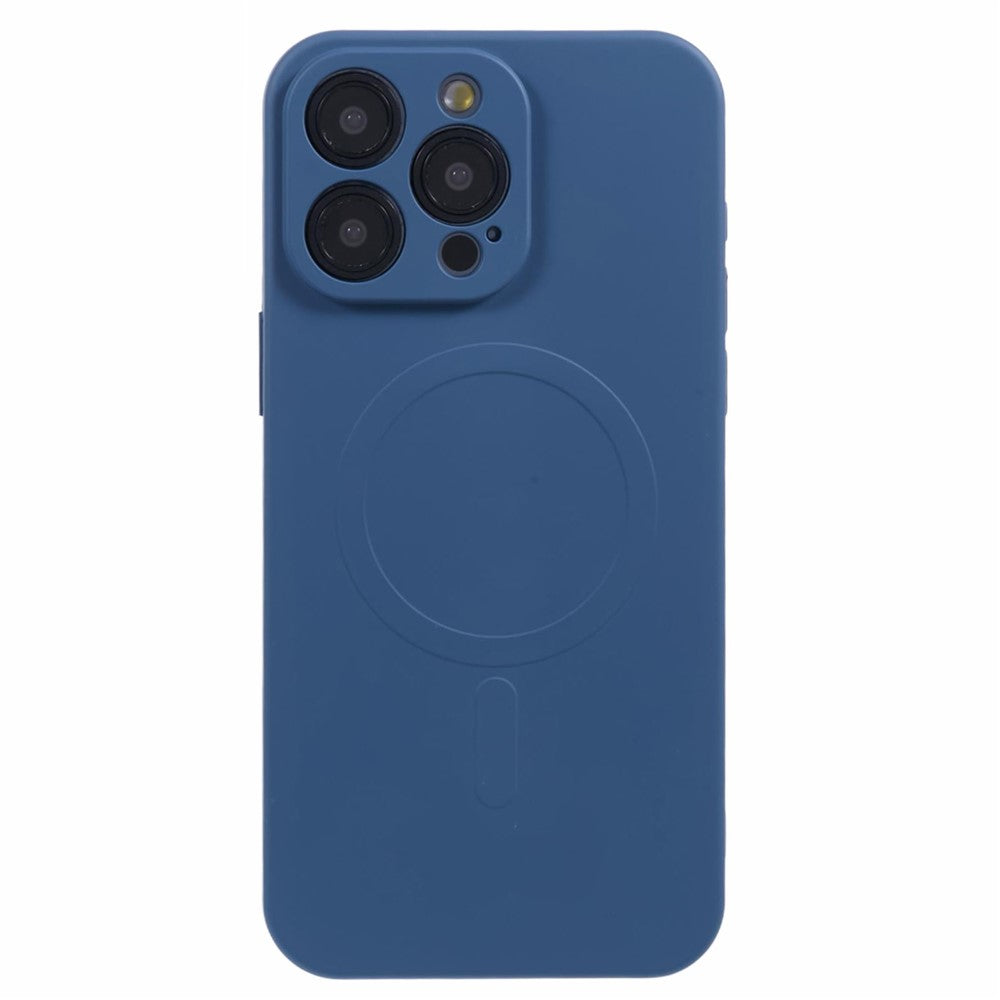 For iPhone 14 Pro TPU Phone Case Anti-Drop Protective Cover Compatible with MagSafe