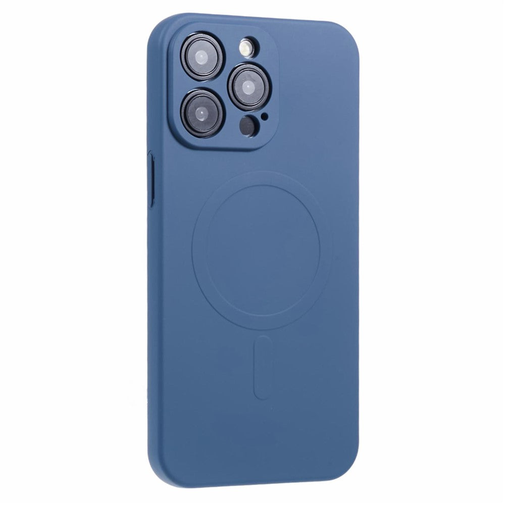 For iPhone 14 Pro TPU Phone Case Anti-Drop Protective Cover Compatible with MagSafe