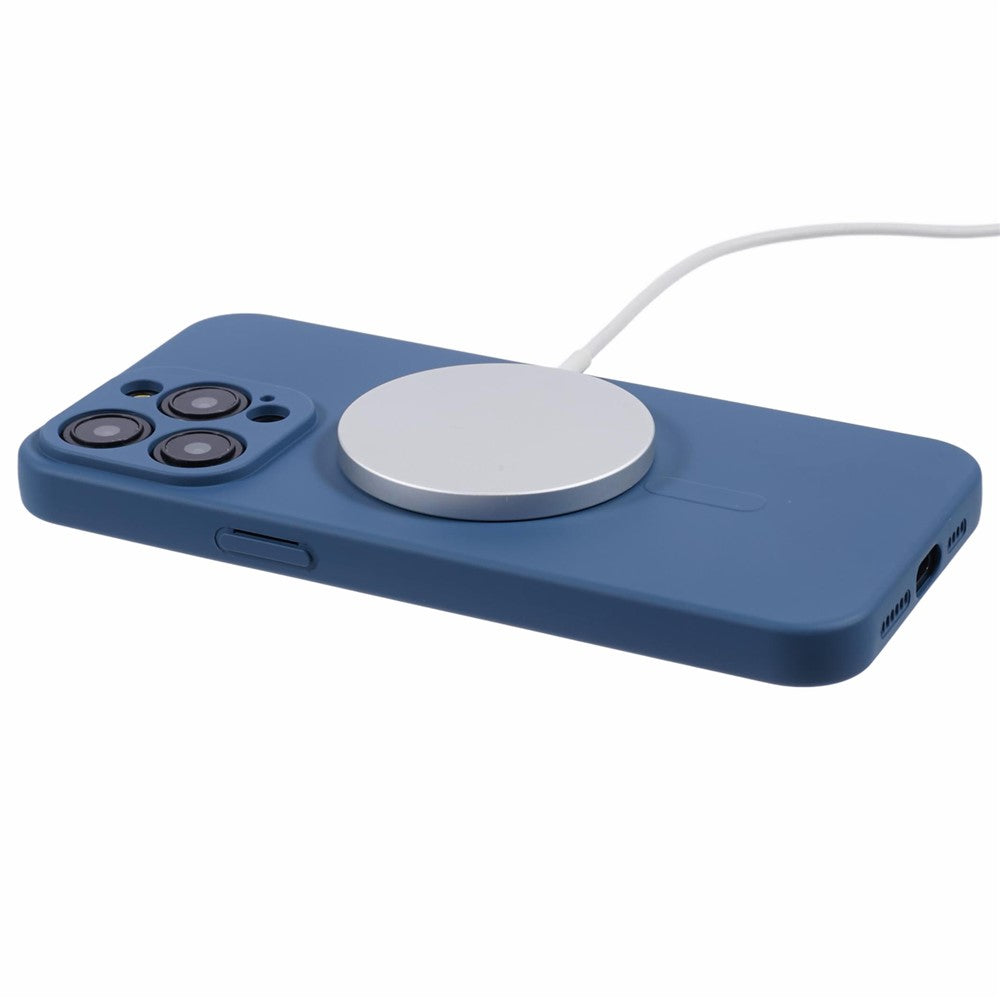 For iPhone 14 Pro TPU Phone Case Anti-Drop Protective Cover Compatible with MagSafe