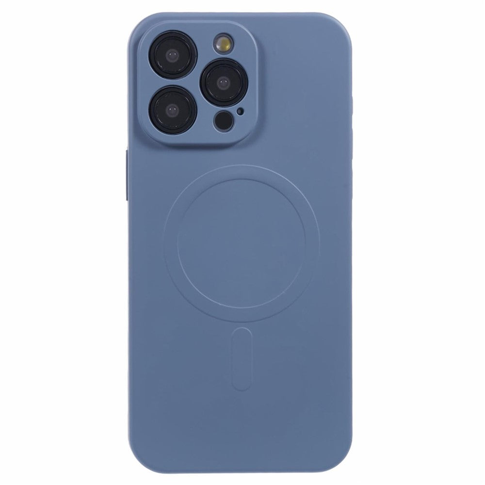 For iPhone 14 Pro TPU Phone Case Anti-Drop Protective Cover Compatible with MagSafe
