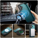 CASEME for iPhone 16 Plus Case  053  Magnetic RFID Blocking Wallet Flip Leather Phone Cover