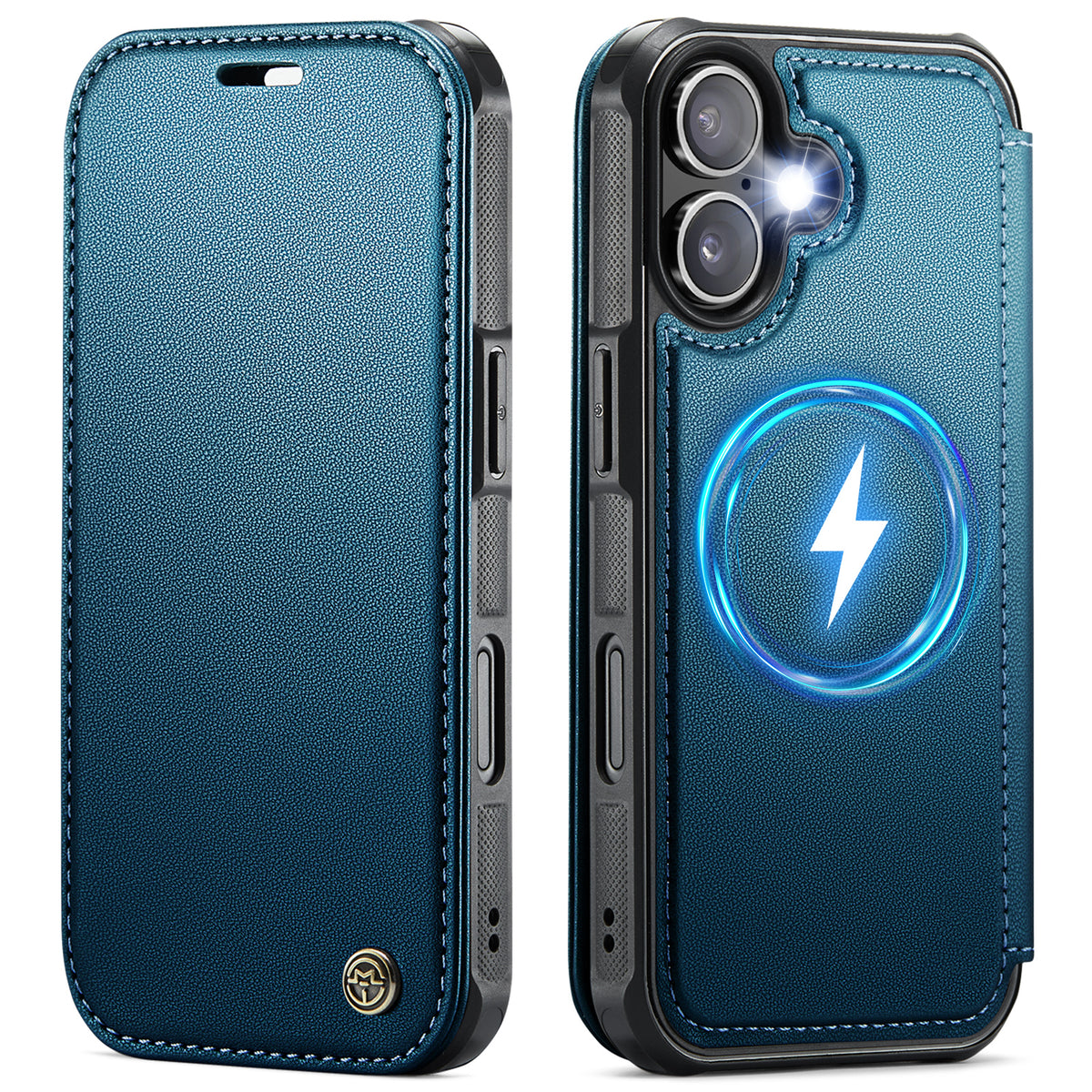 CASEME for iPhone 16 Plus Case  053  Magnetic RFID Blocking Wallet Flip Leather Phone Cover