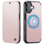 CASEME for iPhone 16 Plus Case  053  Magnetic RFID Blocking Wallet Flip Leather Phone Cover