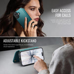 CASEME for iPhone 17 Case  053  Magnetic RFID Blocking Wallet Flip Leather Phone Cover