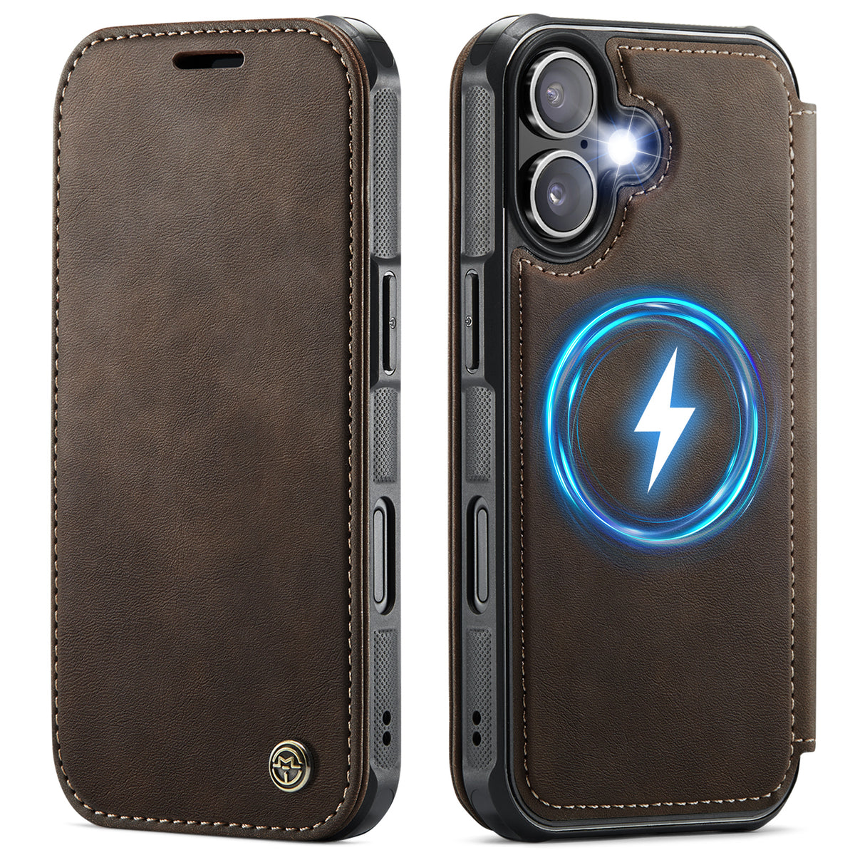 CASEME for iPhone 17 Case  053  Magnetic RFID Blocking Wallet Flip Leather Phone Cover