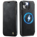 CASEME for iPhone 13 Case  053  Magnetic RFID Blocking Wallet Flip Leather Phone Cover