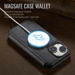 CASEME for iPhone 13 Case  053  Magnetic RFID Blocking Wallet Flip Leather Phone Cover