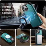CASEME for iPhone 14 Case  053  Magnetic RFID Blocking Wallet Flip Leather Phone Cover
