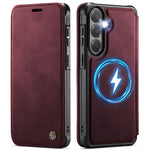 CASEME for Samsung Galaxy S26 Case 053 Magnetic RFID Blocking Wallet Flip Leather Phone Cover