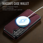 CASEME for Samsung Galaxy S26 Case 053 Magnetic RFID Blocking Wallet Flip Leather Phone Cover