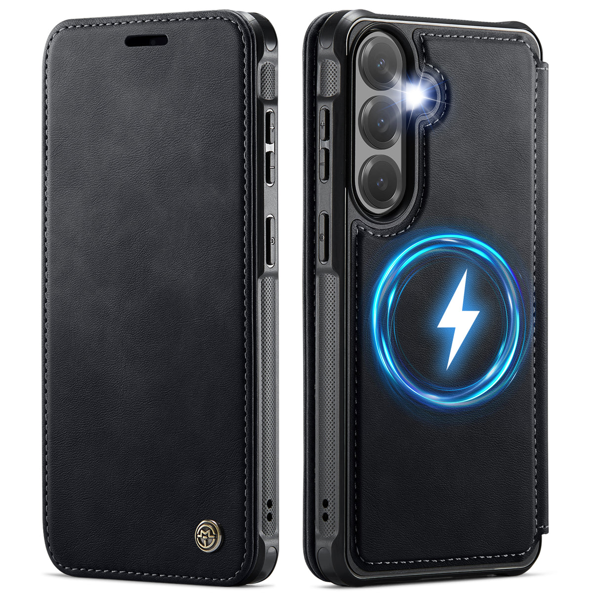 CASEME till Samsung Galaxy S26+ Fodral 053 Magnetiskt RFID-blockerande Plånboksfodral i Läder