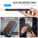 CASEME for Samsung Galaxy S23 Case  053   Magnetic RFID Blocking Wallet Flip Leather Phone Cover