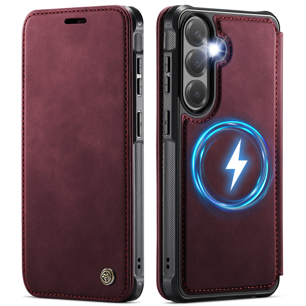 CASEME for Samsung Galaxy S23 Case  053   Magnetic RFID Blocking Wallet Flip Leather Phone Cover
