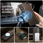 CASEME til Samsung Galaxy S26 FE / S25 FE Cover 053 Magnetisk RFID Blokerende Pung Flip Læder Telefoncover