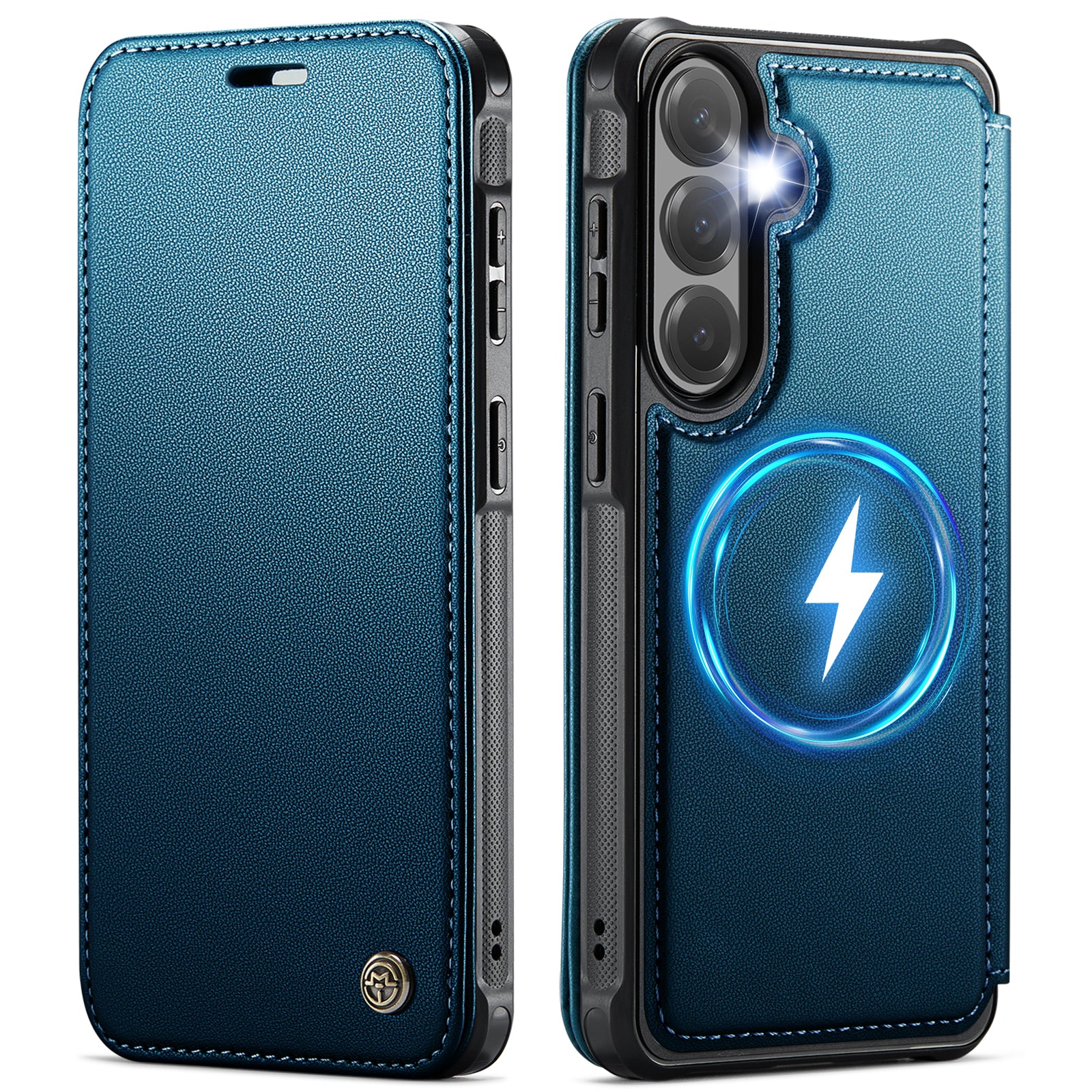CASEME for Samsung Galaxy S26 FE / S25 FE Case  053   Magnetic RFID Blocking Wallet Flip Leather Phone Cover