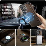 CASEME til Samsung Galaxy S23 Ultra Cover 053 Magnetisk RFID-blokerende Wallet Flip Læder Telefon Cover