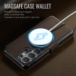 CASEME til Samsung Galaxy S24 Ultra Cover 053 Magnetisk RFID-blokerende pung, flip læder telefoncover