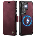 CASEME for Samsung Galaxy S26 Ultra Case  053   Magnetic RFID Blocking Wallet Flip Leather Phone Cover