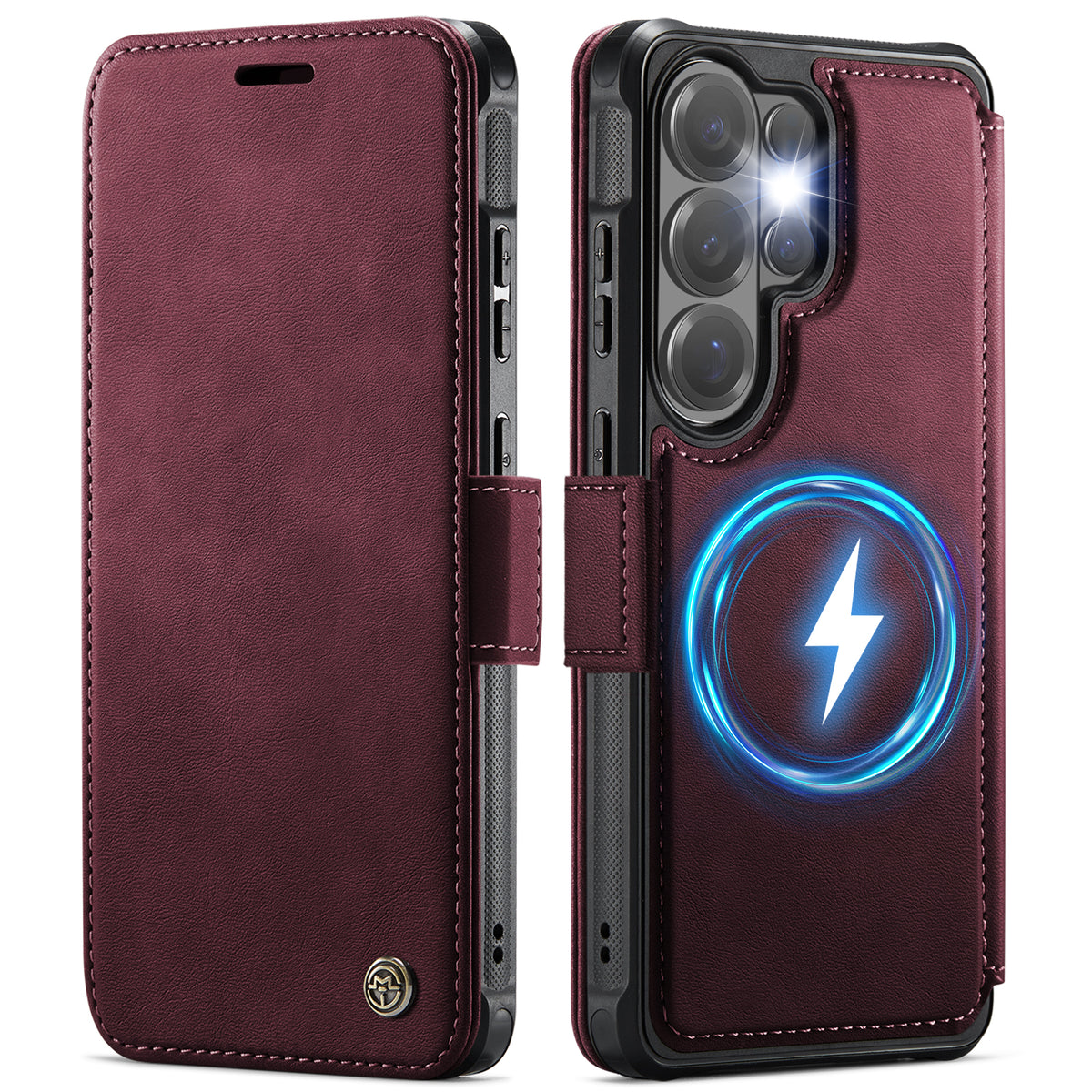 CASEME for Samsung Galaxy S26 Ultra Case  053   Magnetic RFID Blocking Wallet Flip Leather Phone Cover