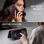 CASEME for Samsung Galaxy S26 Ultra Case  053   Magnetic RFID Blocking Wallet Flip Leather Phone Cover